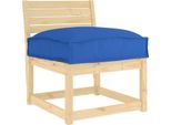 Vidaxl Cuscino Blu Reale 50 X 50 X 12 Cm Tessuto Oxford