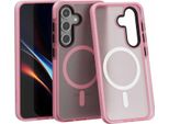 Custodia Magnetica Per Magsafe Spacecase Hybrid Fusion Mag Per Galaxy S25 Rosa