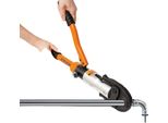 Pinza A Crimpare Idraulica, Forza Di Crimpatura Di 10 Tonnellate, Lunghezza 18 Pollici, Testa Rotante A 360°, 9 Matrici Intercambiabili, Impugnature Ergonomiche In Gomma