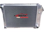 Radiatore Da Corsa In Alluminio, Adatto Alla Chevy Nova 1968-1974, Design A 3 File, Prestazioni Di Raffreddamento Migliorate, Struttura In Alluminio Resistente, Pronto Per La Gara