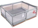 Parco Giochi, Dimensioni Regolabili, Design A Cartoni Animati, Grigio 180-200