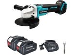 Smerigliatrice Angolare, Motore Brushless, Impugnatura Ergonomica, Batteria 2PCS 40Ah, Eu
