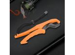 Strumento Per Attrezzi Da Pesca Abs Grip Tackle Holder Morsetto Per Pesce Con Corda Regolabile (Arancione, S)