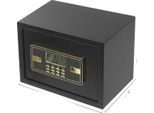 Box Sicuro, Serratura Elettronica, Design Montabile A Parete, Nero
