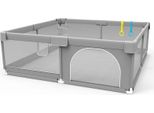 Box Per Bambini, Design Pieghevole, Per Uso Interno Ed Esterno, Grigio Chiaro