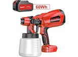 Pistola A Spruzzo A Batteria, Modalità Di Spruzzatura Versatile, Design Ad Alta Capacità, Rosso