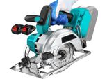 Sega Circolare, Motore Brushless, Compatibilità Con Diversi Materiali, Con 2 Batterie