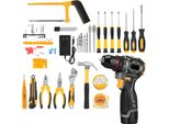 Trapano Compatto, Coppia 45 Nm, Motore Brushless, Set Di 2 Batterie
