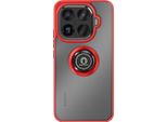 Avizar, Custodia Xiaomi 15T Pro Con Anello Magnetico, Finitura Opaca, Rosso