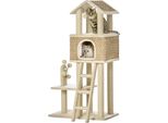 Albero Per Gatti, Struttura Multipiano, Palline Interattive, Cqy-As Show