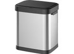Cestino Automatico, Capacità 30 Litri, Materiale In Acciaio Inox, Sensore A Induzione, Design Rettangolare Compatto, Ecologico