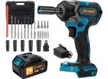 Avvitatore A Impulsi, Coppia Elevata, Controllo Velocità Variabile, 1 Batteria, Eu-A