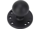 1.Supporto A Sfera Da 5 Pollici Con Piastra Rotonda Con Foro Amps In Lega Di Alluminio Per Braccio A Doppia Presa Con Sfera Di Dimensioni C Per Supporti Ram