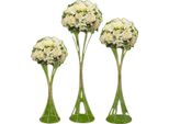Set Di Portafiori, Design Decorativo Moderno, Struttura In Ferro Resistente, Oro