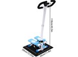 Stepper Fitness, Resistenza Regolabile Fino A 150 Kg, Design Compatto, Nero