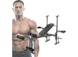 Panche Per Pesi, Schienale Regolabile, Soluzione Fitness Completa, Nero
