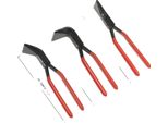 Piegatrice Per Lamiera, Set Di 3 Pezzi, Manici Ergonomici, Rosso