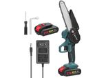 Sega Portatile - Sega Circolare A Batteria 21 V - Lama Da 15 Cm - Batteria Inclusa - Comando Con Una Sola Mano - Blu