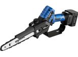 Motosega Elettrica, Motore Brushless, A Batteria, Blu, Due Batterie