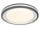 Globo Lighting LED Deckenleuchte "Terpsa", Weiß, 1 Stk., Leuchten, Deckenlampe/Rund/Wohnzimmer/Schlafzimmer/Elegant, LED Deckenleuchte