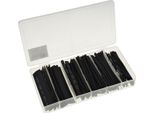 Assortimento Di Tubi Termorestringenti Chilitec, 100 Pezzi In Pratica Scatola, Nero