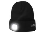 Cattara 14021 - Berretto Nero Con Torcia A Led Ricarica Usb