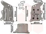 Van Wezel 06013729 Radiatore Olio Motore Per Opel Grandland X (A18) Astra L Sports Tourer Astra L Hatchback (C02) Adatto A Peugeot 207 (Wa, Wc) 207 Cc