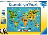 Mappa Del Mondo Animale Ravensburger 13287