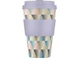 Tazza Ecoffee Shandor Il Magnifico Pla - Becher To Go 400 Ml - Hellgrau Silikon