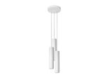 Lampada A Sospensione Lagos 3P Bianco 3Xgu10 10W Acciaio 110X20X20Cm Sollux Lighting