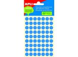 Etichette Autoadesive, O 10 Mm, Blu - 315 Pz