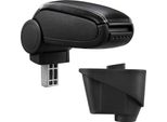 Copri Bracciolo Centrale In Pelle Nero / Bianco Per Citroen DS3 Dal 2010-