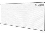 Tappetino Per Mouse Da Gioco, Extra Large 900 X 400 Cm, Aqirys Webb, Bianco E Grigio
