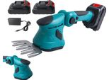 Tagliasiepi Elettrico, Funzionamento A Batteria, Design Leggero, Con 2 Batterie