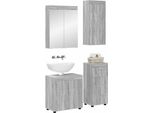 Syfax™ Set Di Mobili Per Il Bagno Con Cassetto Tulum Grigio Sonoma