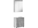 Syfax™ Set Di Mobili Per Il Bagno Con Lo Scaffale Tulum Grigio Sonoma