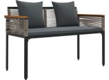 Syfax™ Panchina Da Esterno Grigio E Grigio Scuro 117 X 54 X 74.5 Cm