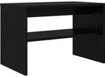 Syfax™ Mobile Tv Rovere Nero 60 X 35 X 40 Cm Legno Multistrato