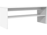 Mobile Tv Vidaxl Bianco 100 X 35 X 40 Cm Materiale In Legno
