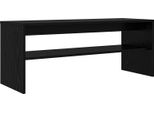 Mobile Tv Vidaxl Look Rovere Nero 100 X 35 X 40 Cm Materiale A Base Di Legno