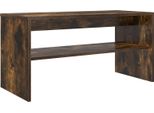 Mobile Tv Vidaxl Rovere Fumé 80 X 35 X 40 Cm Materiale In Legno