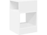 Syfax™ Tavolino Bianco 30,5 X 30 X 45 Cm Legno Multistrato