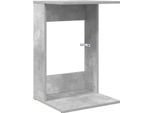Vidaxl Tavolino Grigio Cemento 40 X 38 X 62,5 Cm Materiale A Base Di Legno