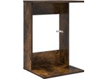 Vidaxl Tavolino In Rovere Fumé 40 X 38 X 62,5 Cm Materiale In Legno