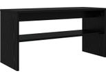 Syfax™ Mobile Tv Rovere Nero 80 X 30 X 40 Cm Legno Multistrato