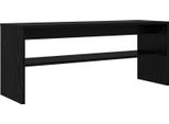 Syfax™ Mobile Tv Rovere Nero 100 X 30 X 40 Cm Legno Multistrato