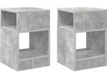 Syfax™ Tavolino 2 Pcs Grigio Cemento 30,5 X 30 X 45 Cm
