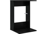 Vidaxl Tavolino In Rovere Nero 40 X 38 X 62,5 Cm