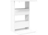 Syfax™ Tavolo Laterale Bianco 40 X 35 X 60,5 Cm Legno Multistrato