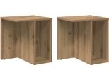 Syfax™ Tavolino 2 Pcs Rovere Artigianale 37 X 32 X 40 Cm